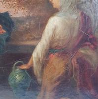19th Century Oil on Canvas Double Sided Shepard. Jesus & Mary Magdalene (9 of 13) 19th Century Oil on Canvas Double Sided Shepard. Jesus & Mary Magdalene (9 of 13)