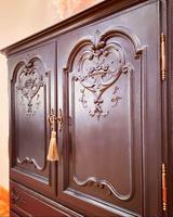French Antique Style Cabinet / Black Cupboard / Louis XV Style (10 of 10) French Antique Style Cabinet / Black Cupboard / Louis XV Style (10 of 10)