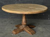 French Round Bleached Oak Farmhouse Dining Table (11 of 19) French Round Bleached Oak Farmhouse Dining Table (11 of 19)
