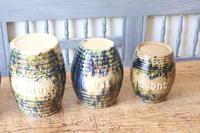 Scottish Pottery Slipware Barrel Storage Jars x4 (19 of 35) Scottish Pottery Slipware Barrel Storage Jars x4 (19 of 35)