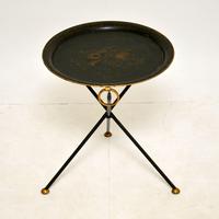 Antique Folding Tole Side Table (6 of 12) Antique Folding Tole Side Table (6 of 12)