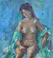 Original Vintage Antique Impressionist Erotica Nude Oil Portrait Painting (6 of 11) Original Vintage Antique Impressionist Erotica Nude Oil Portrait Painting (6 of 11)
