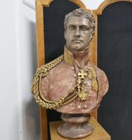 Composition Bust of The 1st King of the Belgians, Leopold 1st (4 of 10) Composition Bust of The 1st King of the Belgians, Leopold 1st (4 of 10)