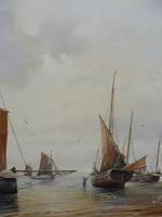 Large Oil on Canvas Marine Seascape Listed Artist Bill Haines (5 of 13) Large Oil on Canvas Marine Seascape Listed Artist Bill Haines (5 of 13)