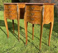 Pair of French Marquetry Bedside Tables (4 of 6) Pair of French Marquetry Bedside Tables (4 of 6)