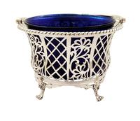 Antique Sterling Silver Pierced Basket with Liner 1926 (7 of 9) Antique Sterling Silver Pierced Basket with Liner 1926 (7 of 9)