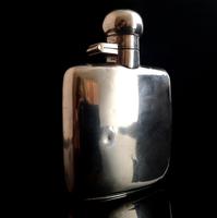 Vintage Art Deco Silver Hip Flask (10 of 12) Vintage Art Deco Silver Hip Flask (10 of 12)
