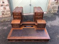 Antique Oak Pedestal Writing Desk (Pri) (7 of 13) Antique Oak Pedestal Writing Desk (Pri) (7 of 13)
