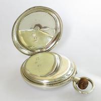 Antique Silver English Half Hunter Pocket Watch (5 of 5) Antique Silver English Half Hunter Pocket Watch (5 of 5)