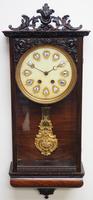 Rare Early Wall Clock Large Dial Rosewood 8 Day Striking Vienna Wall Clock (5 of 10) Rare Early Wall Clock Large Dial Rosewood 8 Day Striking Vienna Wall Clock (5 of 10)