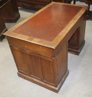 1920s Oak Desk with Red Leather Inset . 1 Piece. (2 of 4) 1920s Oak Desk with Red Leather Inset . 1 Piece. (2 of 4)