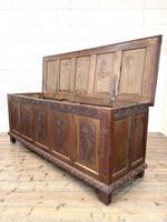 Huge 18th Century Carved Oak Coffer (9 of 9) Huge 18th Century Carved Oak Coffer (9 of 9)