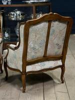 Superb Pair of French Upholstered Bergere Chairs (15 of 28) Superb Pair of French Upholstered Bergere Chairs (15 of 28)