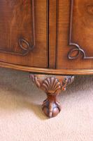Figured Walnut Demi Lune Sideboard Side Cabinet (5 of 10) Figured Walnut Demi Lune Sideboard Side Cabinet (5 of 10)