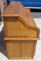 1960s Golden Oak Stype Rolltop Desk - Well Fitted (4 of 5) 1960s Golden Oak Stype Rolltop Desk - Well Fitted (4 of 5)
