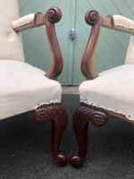 Pair of Antique Walnut Gainsborough Armchairs (2 of 8) Pair of Antique Walnut Gainsborough Armchairs (2 of 8)