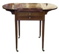 George III Sheraton Period Pembroke Games Table (3 of 8) George III Sheraton Period Pembroke Games Table (3 of 8)