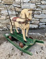 Antique Wooden Push Along Rocking Horse Toy (11 of 19) Antique Wooden Push Along Rocking Horse Toy (11 of 19)