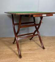 Antique Mahogany Folding Games Coaching Table (9 of 10) Antique Mahogany Folding Games Coaching Table (9 of 10)