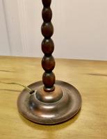 Arts & Crafts Bobbin Twist Column Copper Table Lamp (3 of 9) Arts & Crafts Bobbin Twist Column Copper Table Lamp (3 of 9)