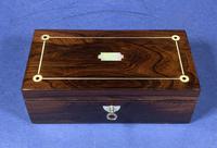 William IV Rosewood Glove Box With Inlay (3 of 12) William IV Rosewood Glove Box With Inlay (3 of 12)