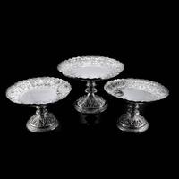 Magnificent Antique Set of Three Solid Sterling Silver Comport / Tazza Suites with Fine Chased Engravings - Martin Hall & Co 1890 (2 of 24) Magnificent Antique Set of Three Solid Sterling Silver Comport / Tazza Suites with Fine Chased Engravings - Martin Hall & Co 1890 (2 of 24)