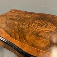 French Figured Walnut Bureau Plat Centre Table (5 of 7) French Figured Walnut Bureau Plat Centre Table (5 of 7)