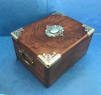 Victorian Brassbound Walnut Cigar Box (6 of 19) Victorian Brassbound Walnut Cigar Box (6 of 19)