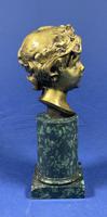 19th Century Gilt Bronze Bust of a Boy (7 of 9) 19th Century Gilt Bronze Bust of a Boy (7 of 9)