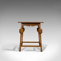 Antique Occasional Table, English, Oak, Side, Wine, Arts & Crafts, Edwardian (9 of 10) Antique Occasional Table, English, Oak, Side, Wine, Arts & Crafts, Edwardian (9 of 10)