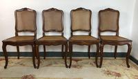 Vintage French Set of 6 Cherrywood Bergère Cane Dining Chairs with Carvers (9 of 14) Vintage French Set of 6 Cherrywood Bergère Cane Dining Chairs with Carvers (9 of 14)