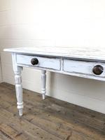 Distressed White Painted Victorian Pine Table (8 of 8) Distressed White Painted Victorian Pine Table (8 of 8)