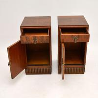 Pair of Art Deco Burr Walnut Bedside Cabinets (9 of 12) Pair of Art Deco Burr Walnut Bedside Cabinets (9 of 12)