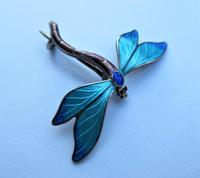 John Atkins & Son, JA&S, Silver & Enamel Dragonfly Brooch, Birmingham 1917 (8 of 8) John Atkins & Son, JA&S, Silver & Enamel Dragonfly Brooch, Birmingham 1917 (8 of 8)