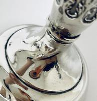 Pair of Antique Sterling Silver Trumpet Shaped Vases (9 of 12) Pair of Antique Sterling Silver Trumpet Shaped Vases (9 of 12)