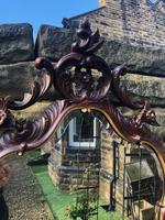 Antique Carved Walnut & Gilt Wall Mirror (7 of 7) Antique Carved Walnut & Gilt Wall Mirror (7 of 7)