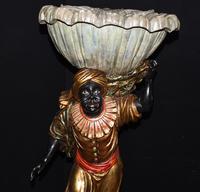 Pair of Venetian Blackamoor Figurines - Antique Clam Shell Planter Stands (5 of 11) Pair of Venetian Blackamoor Figurines - Antique Clam Shell Planter Stands (5 of 11)
