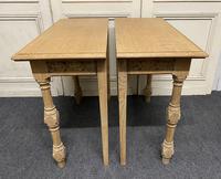 Pair of Bleached Oak Console Tables (2 of 16) Pair of Bleached Oak Console Tables (2 of 16)