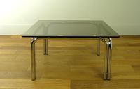 Pieff Kadia Chrome & Smoked Glass Side / Coffee Table (4 of 11) Pieff Kadia Chrome & Smoked Glass Side / Coffee Table (4 of 11)