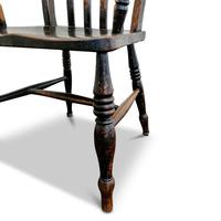 Antique Elm Lath Back Armchair (4 of 9) Antique Elm Lath Back Armchair (4 of 9)