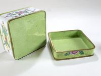 Antique Canton Painted Enamel Lidded Box (3 of 6) Antique Canton Painted Enamel Lidded Box (3 of 6)