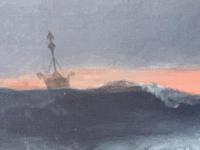 Huge 19th Century Seascape Oil Painting Sinking Ship Signalling Rescuers by Henry E Tozer (16 of 58) Huge 19th Century Seascape Oil Painting Sinking Ship Signalling Rescuers by Henry E Tozer (16 of 58)