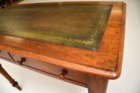 Antique Victorian Walnut Leather Top Writing Table / Desk (10 of 10) Antique Victorian Walnut Leather Top Writing Table / Desk (10 of 10)