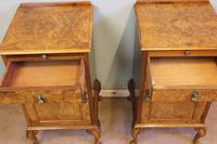 Quality Pair of Burr Walnut Bedside Cabinets (3 of 14) Quality Pair of Burr Walnut Bedside Cabinets (3 of 14)
