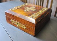 Antique Religious Walnut & Brass Box (4 of 6) Antique Religious Walnut & Brass Box (4 of 6)
