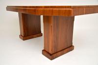 1920’s Art Deco Figured Walnut Dining Table (6 of 10) 1920’s Art Deco Figured Walnut Dining Table (6 of 10)