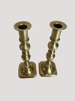 Unusual Pair of Antique Brass Candlesticks (3 of 12) Unusual Pair of Antique Brass Candlesticks (3 of 12)