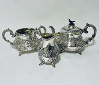 Victorian 3 Piece Silver Tea Set