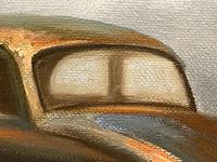 Oil Painting "Unloved Abandoned VW Beetle Car" Signed David Robert (18 of 27) Oil Painting "Unloved Abandoned VW Beetle Car" Signed David Robert (18 of 27)