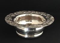 Good Georgian Silver Plated Bottle Coaster Good Georgian Silver Plated Bottle Coaster
